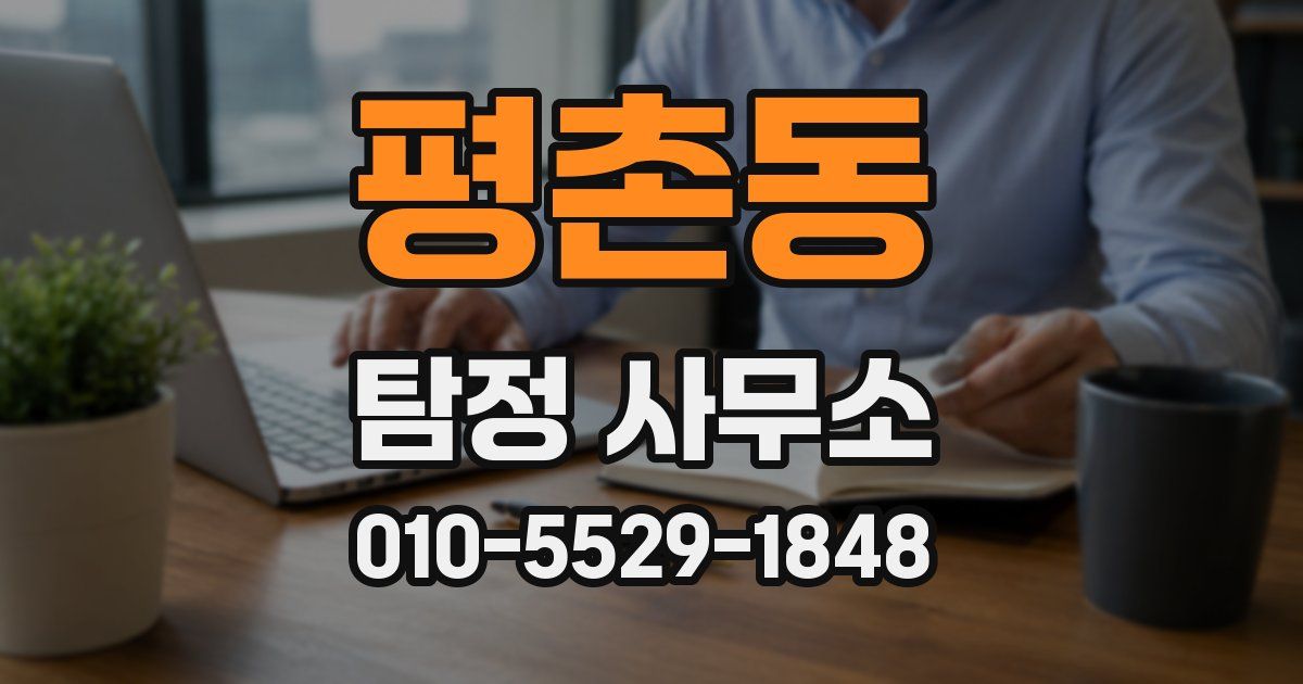 평촌동 탐정 사무소