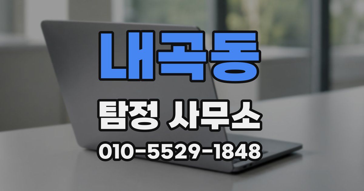 내곡동 탐정 사무소