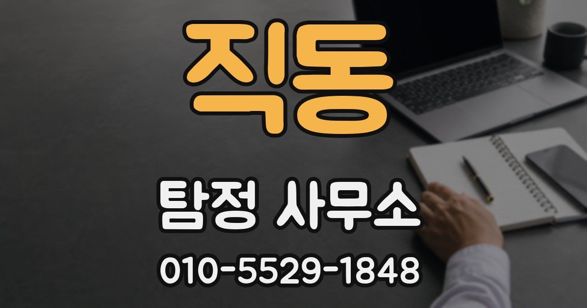 직동 탐정 사무소