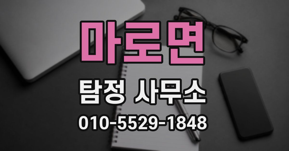 마로면 탐정 사무소