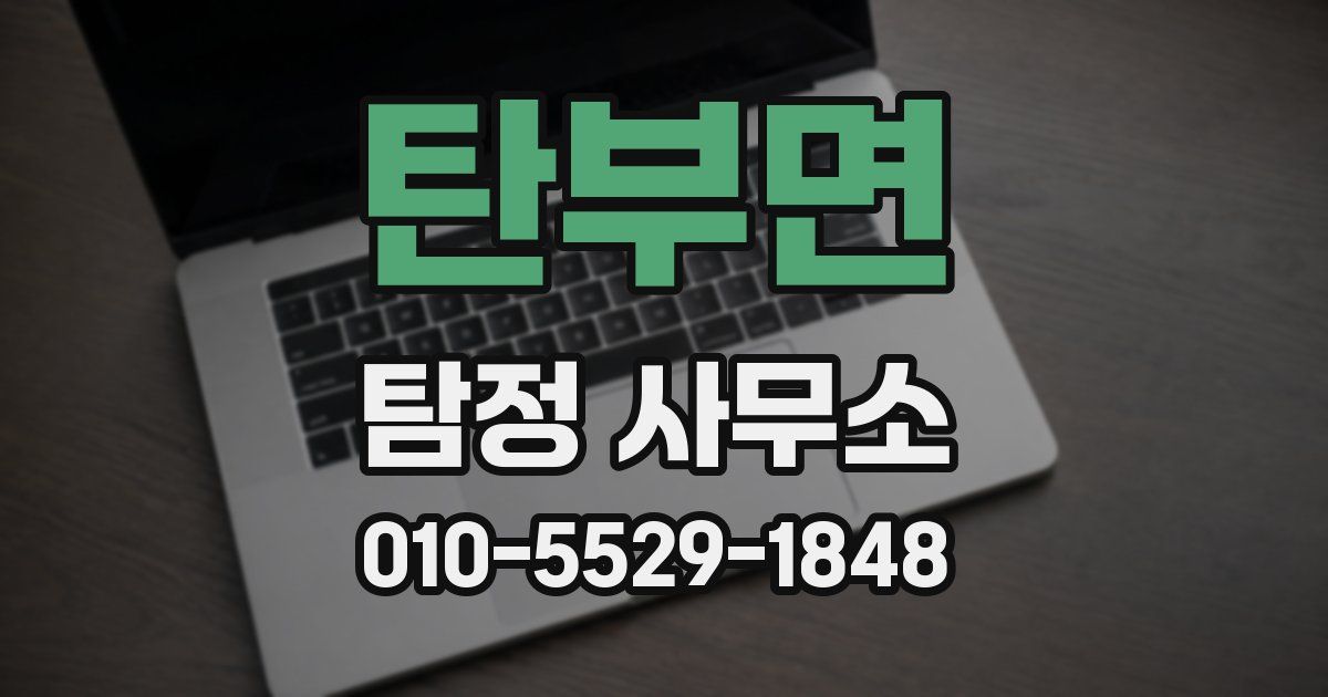 탄부면 탐정 사무소