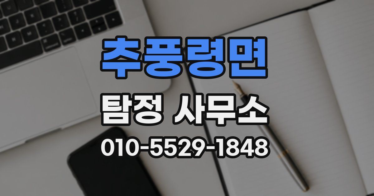 추풍령면 탐정 사무소