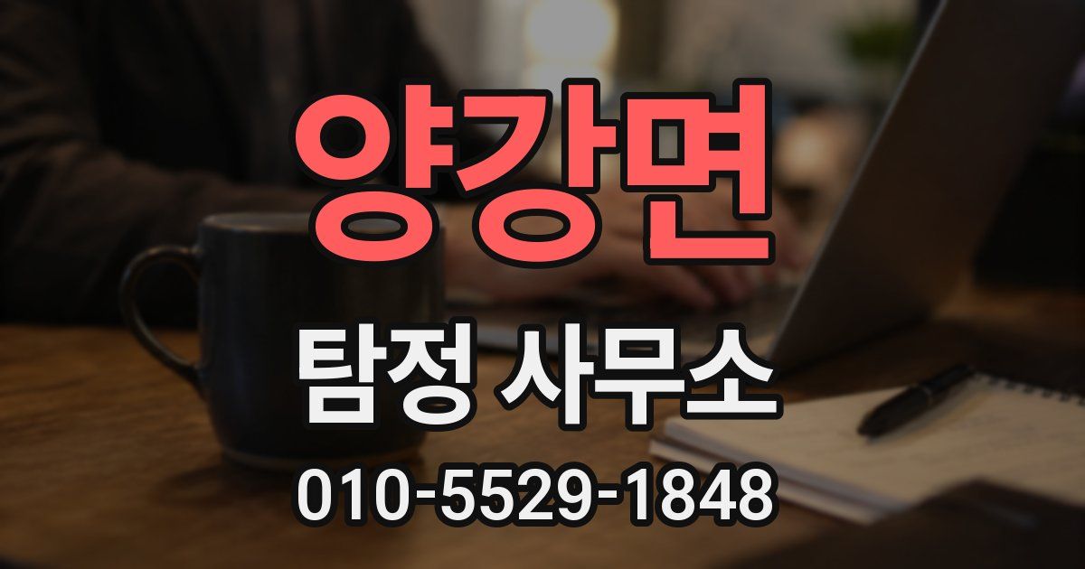양강면 탐정 사무소