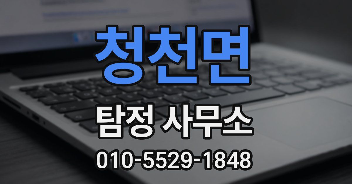 청천면 탐정 사무소
