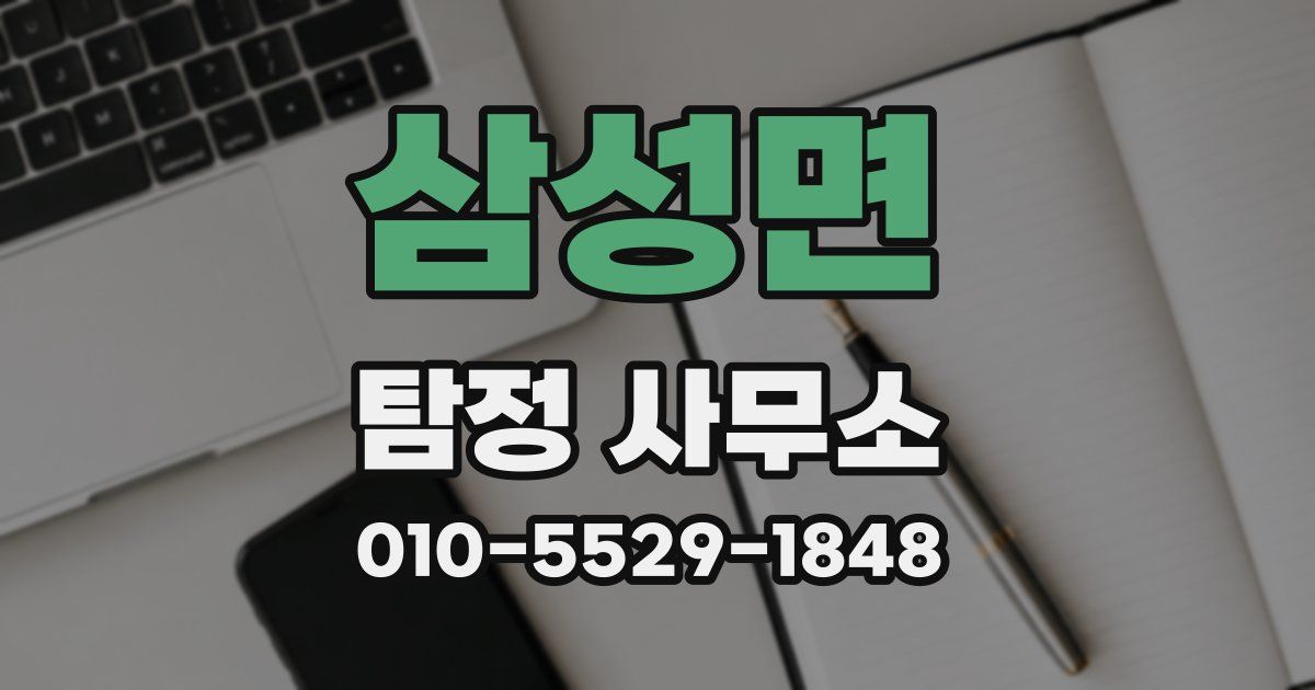 삼성면 탐정 사무소