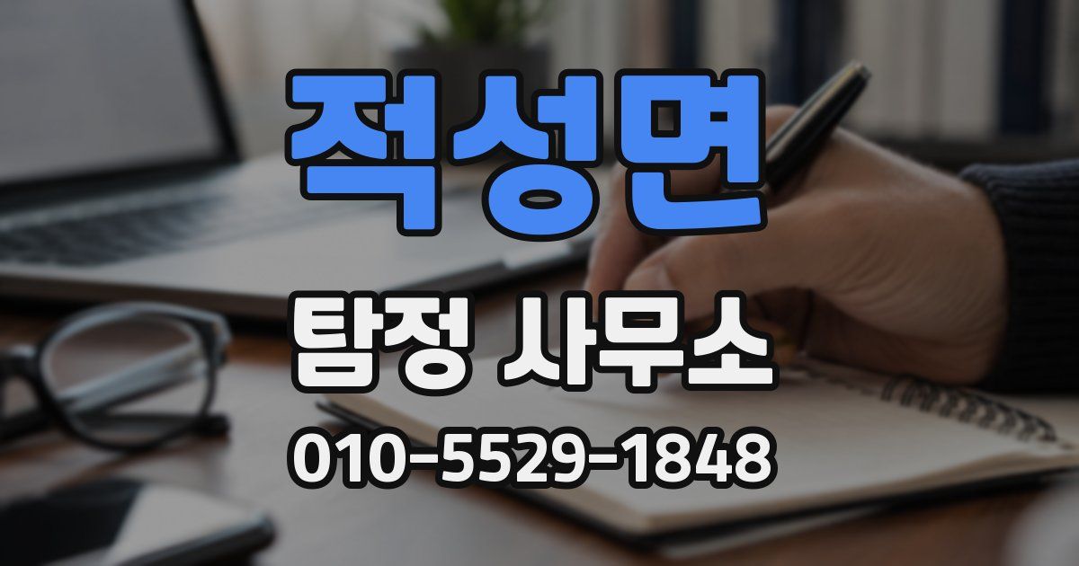 적성면 탐정 사무소