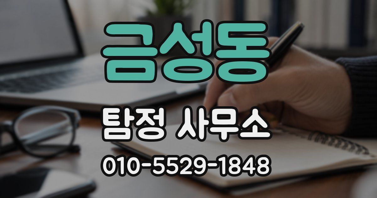 금성동 탐정 사무소