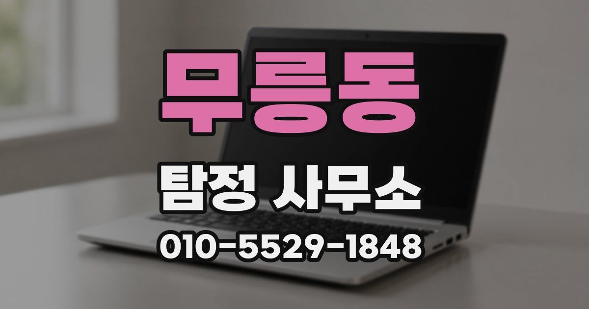 무릉동 탐정 사무소