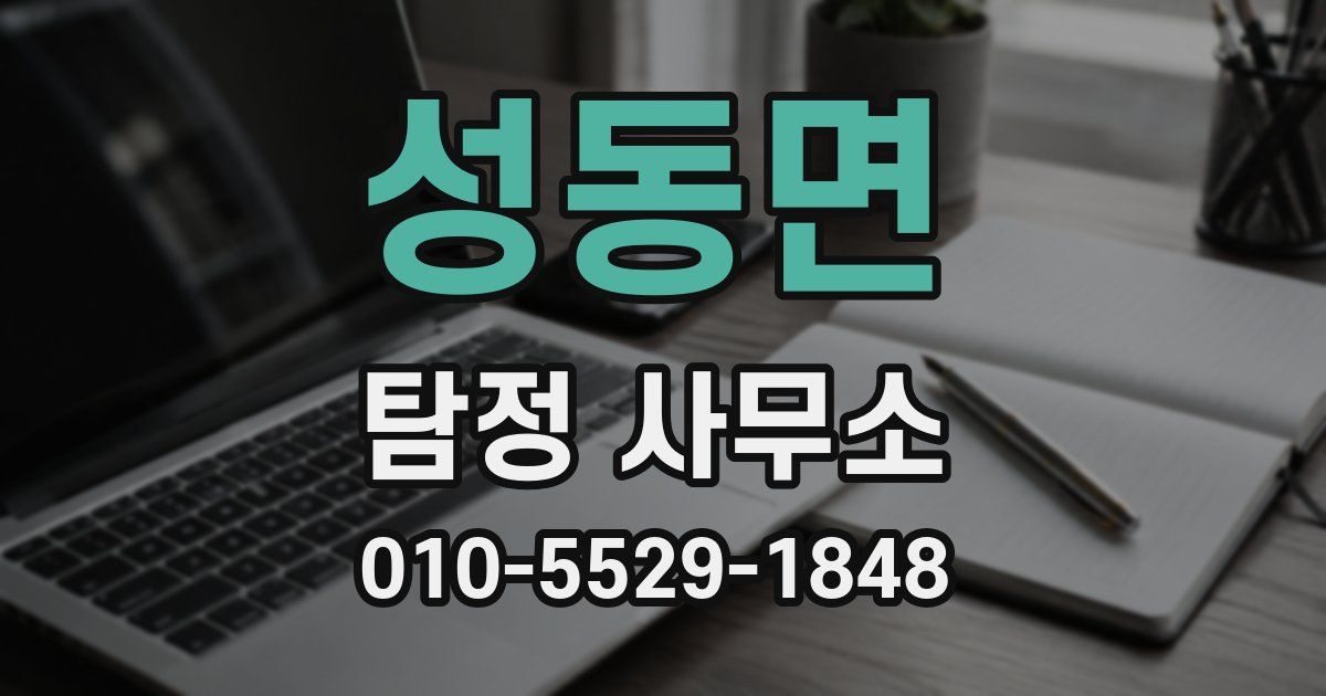 성동면 탐정 사무소