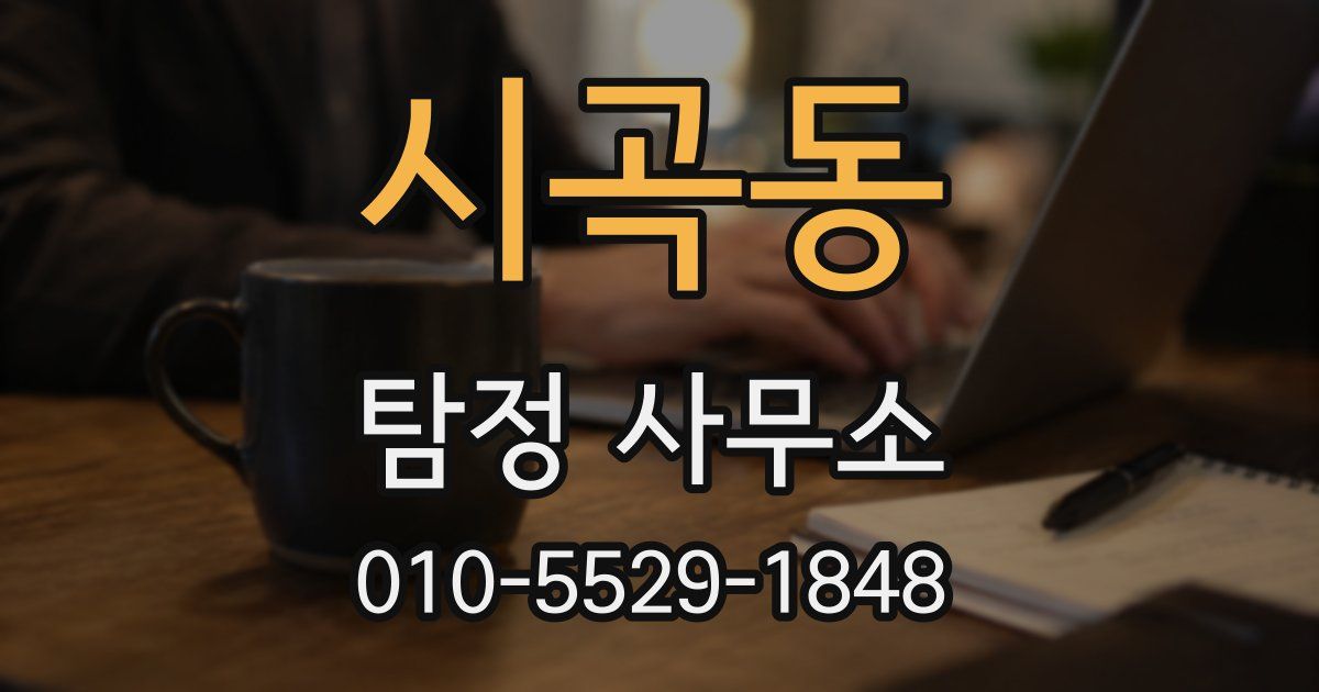 시곡동 탐정 사무소