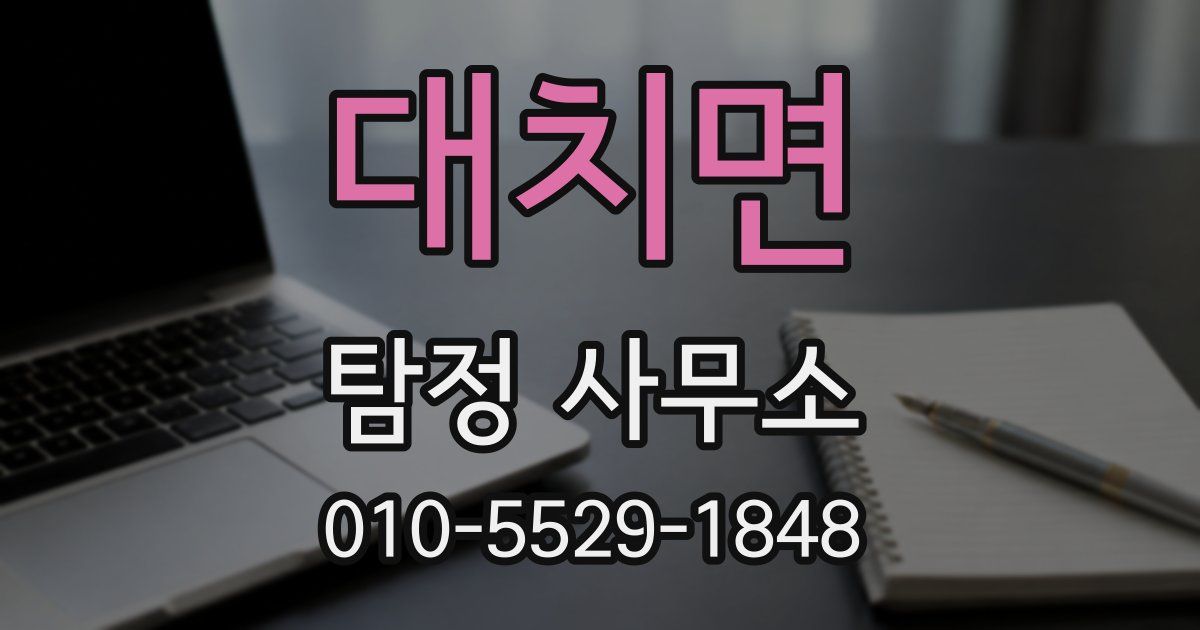 대치면 탐정 사무소
