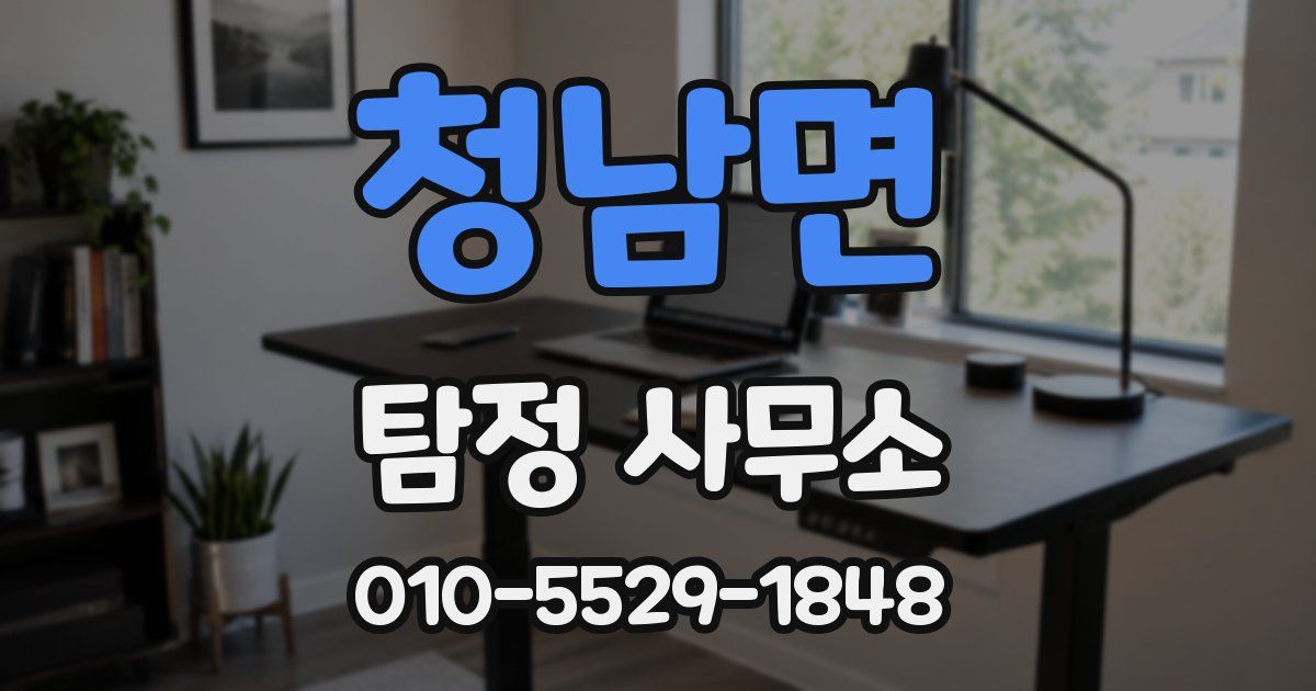 청남면 탐정 사무소