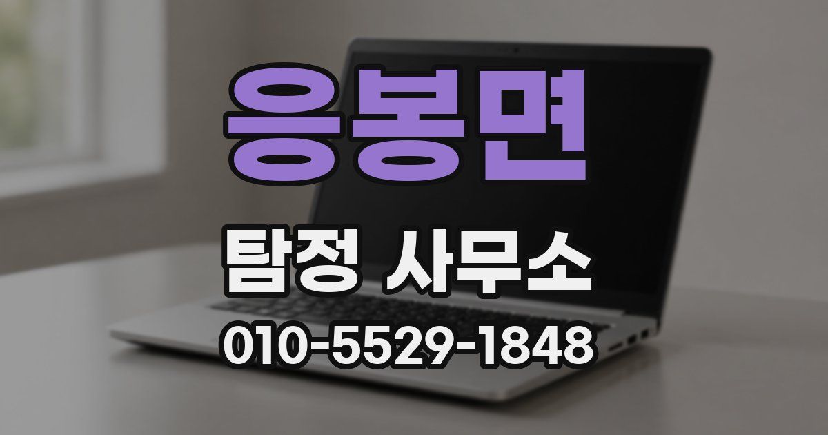 응봉면 탐정 사무소