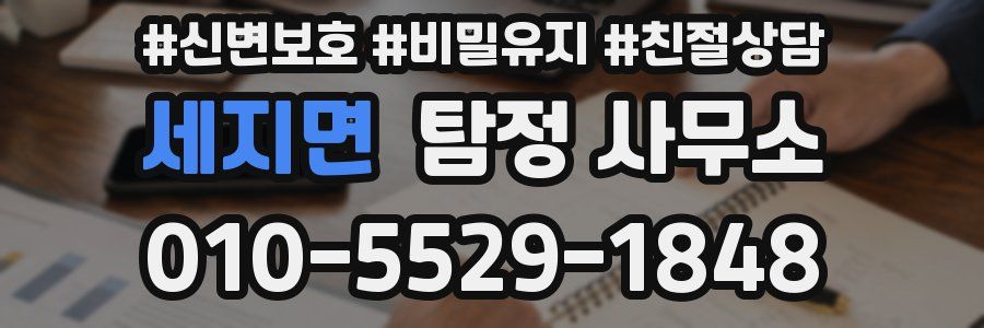 세지면 탐정 사무소