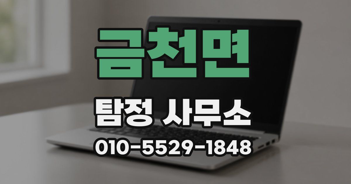 금천면 탐정 사무소