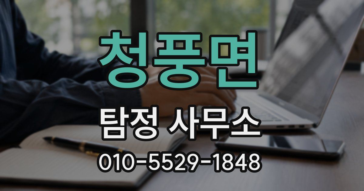 청풍면 탐정 사무소