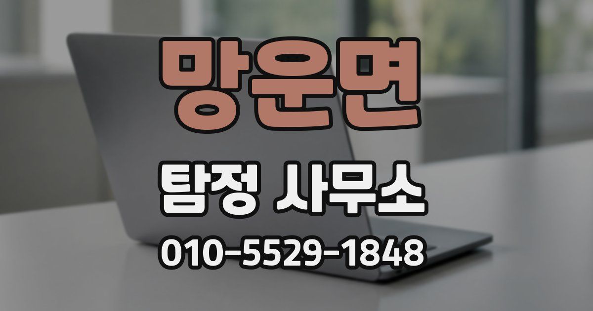 망운면 탐정 사무소