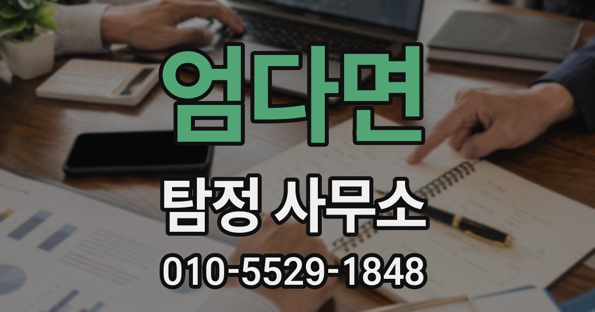엄다면 탐정 사무소