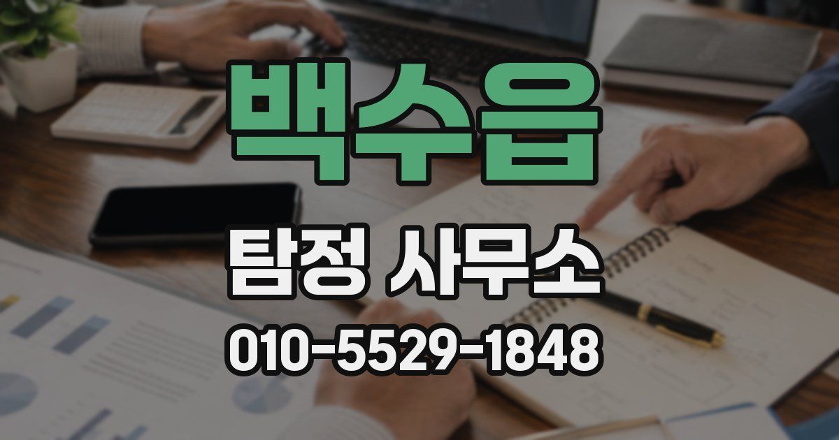 백수읍 탐정 사무소