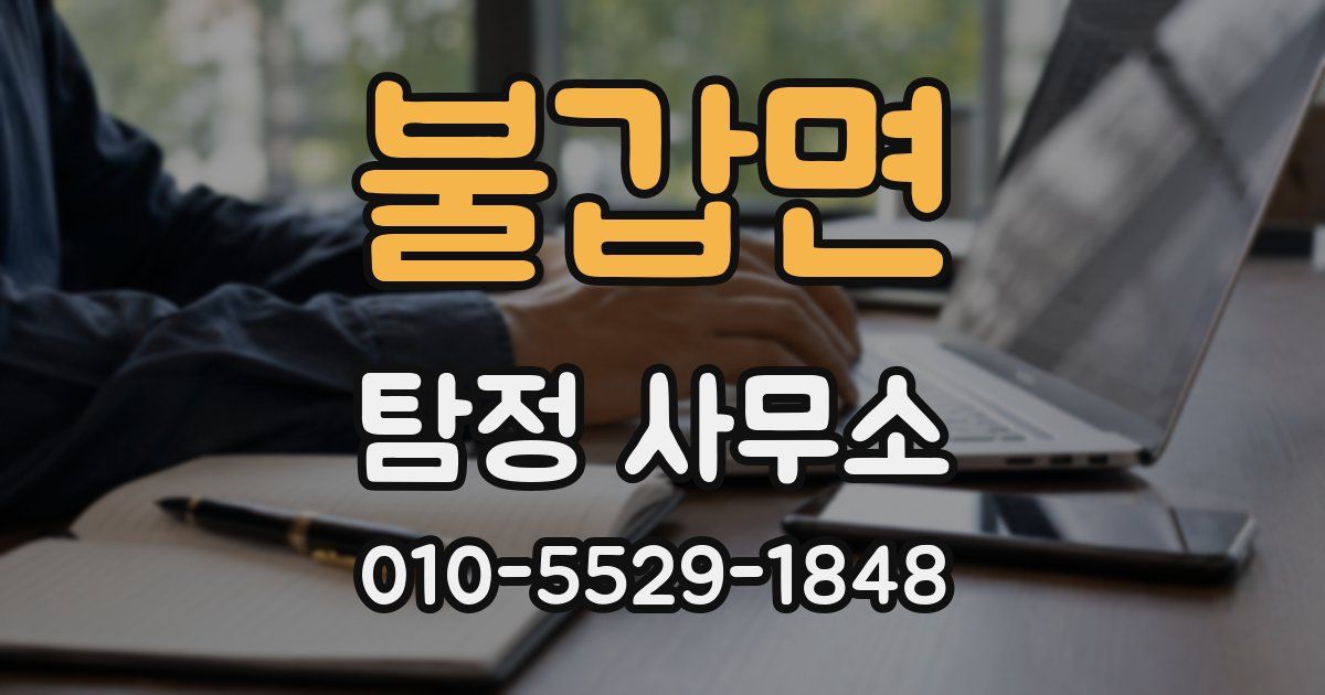 불갑면 탐정 사무소