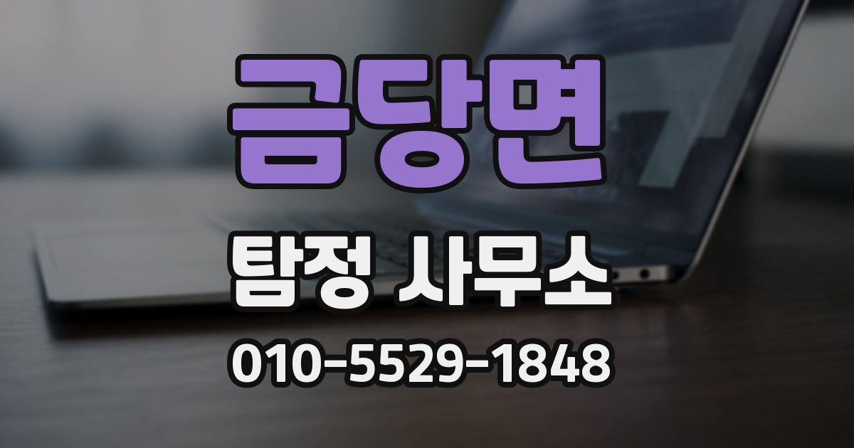 금당면 탐정 사무소
