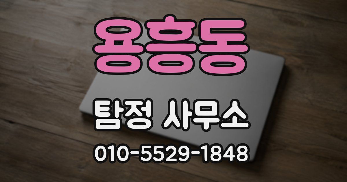용흥동 탐정 사무소