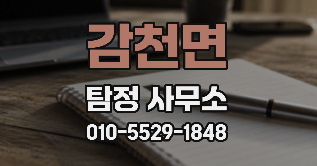 감천면 탐정 사무소
