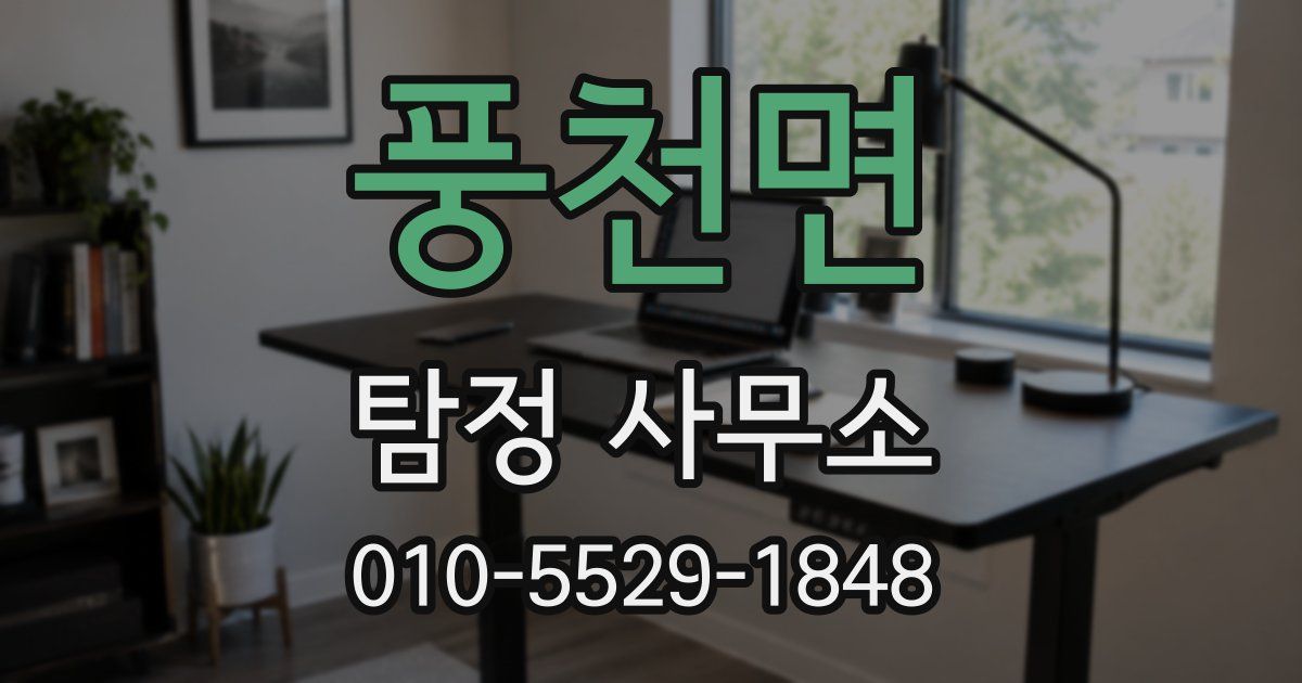 풍천면 탐정 사무소