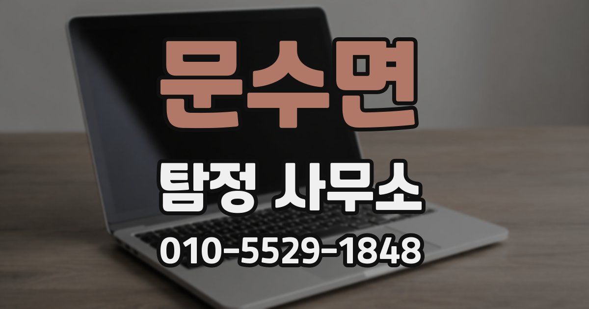 문수면 탐정 사무소