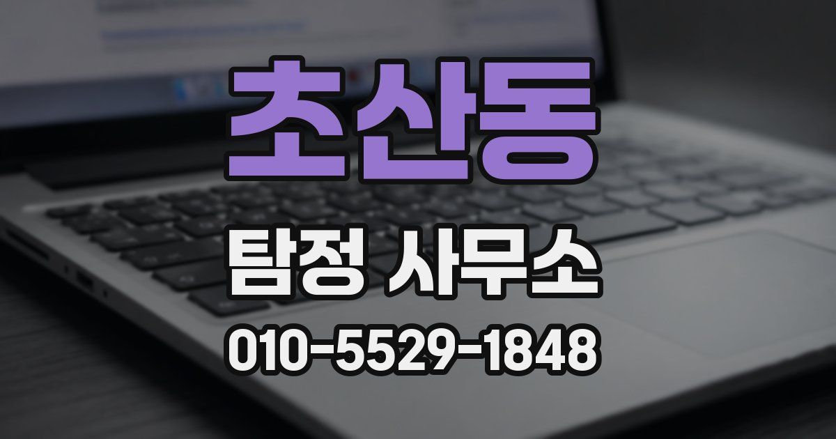 초산동 탐정 사무소