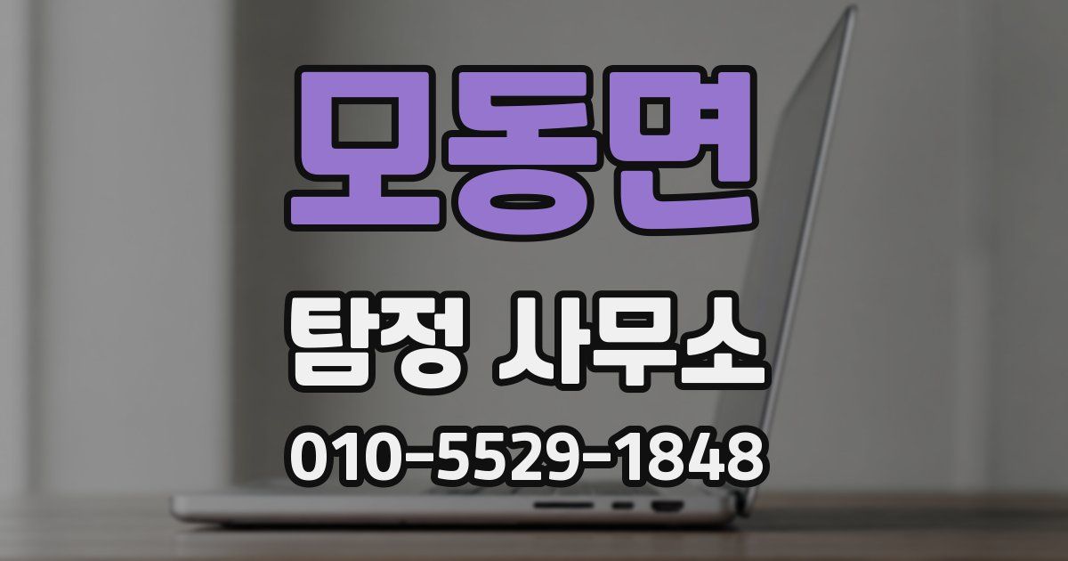 모동면 탐정 사무소