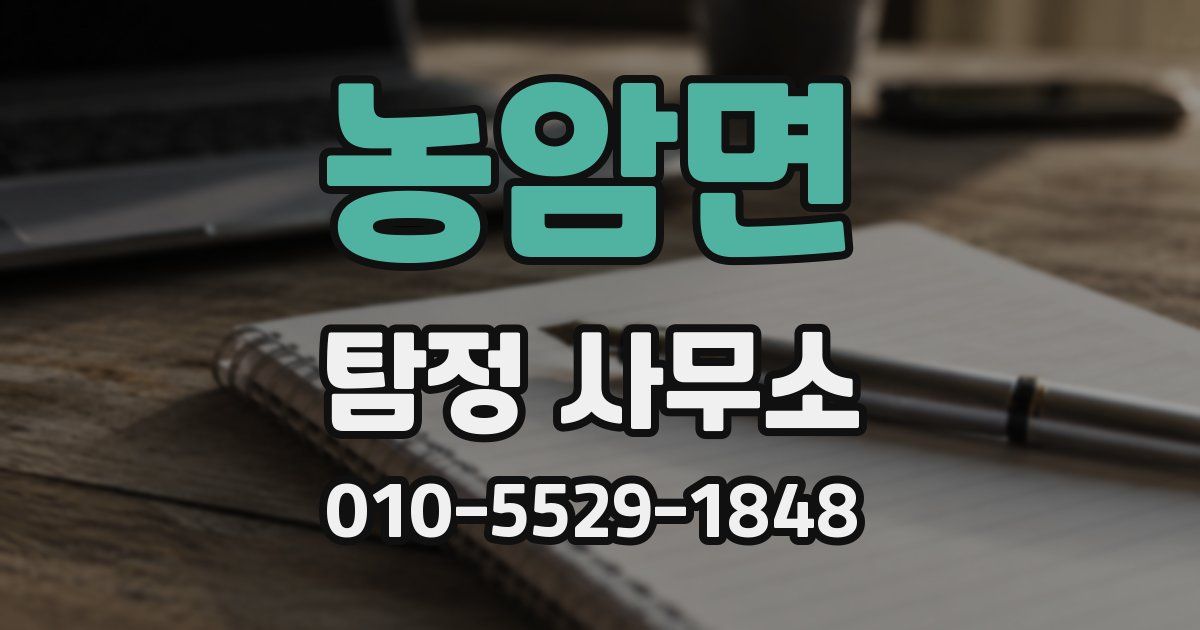 농암면 탐정 사무소