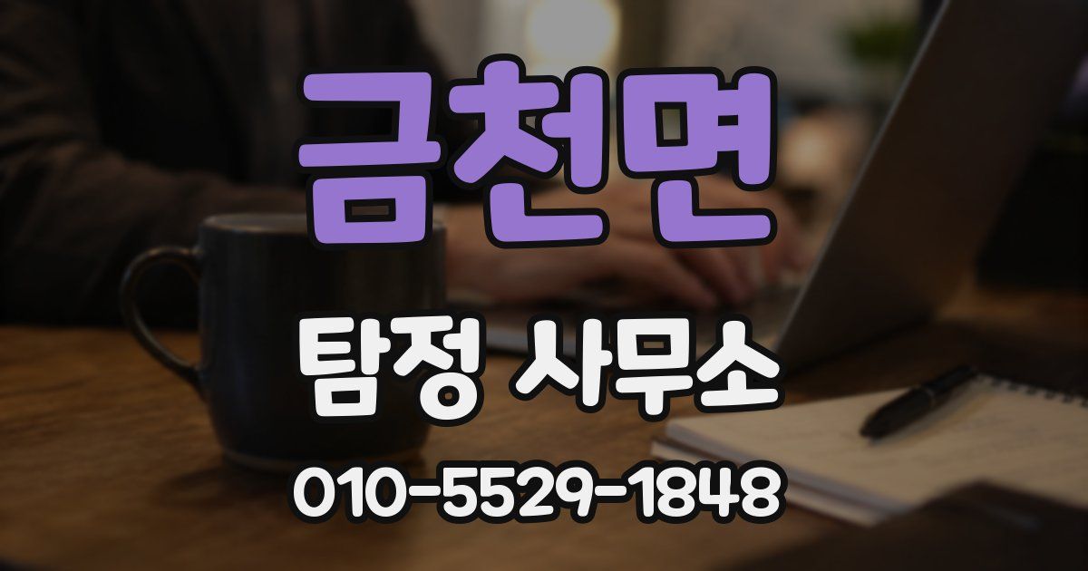 금천면 탐정 사무소