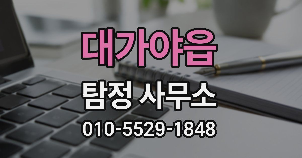 대가야읍 탐정 사무소