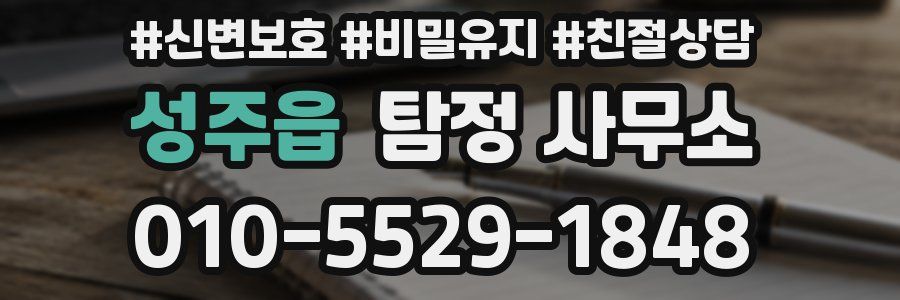성주읍 탐정 사무소