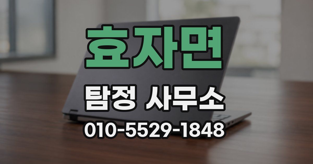 효자면 탐정 사무소