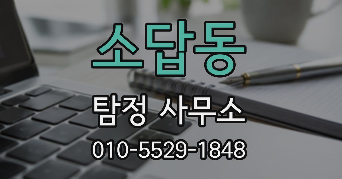 소답동 탐정 사무소