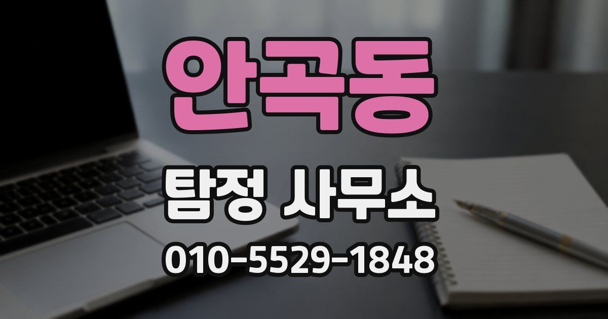안곡동 탐정 사무소
