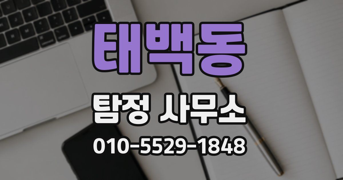 태백동 탐정 사무소