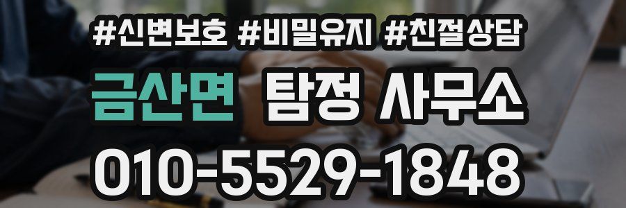 금산면 탐정 사무소