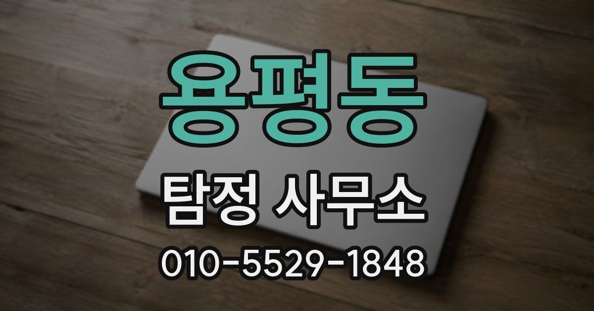 용평동 탐정 사무소