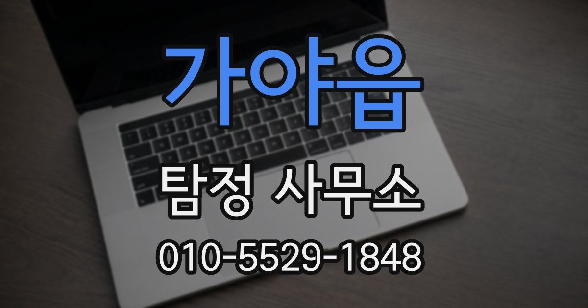 가야읍 탐정 사무소