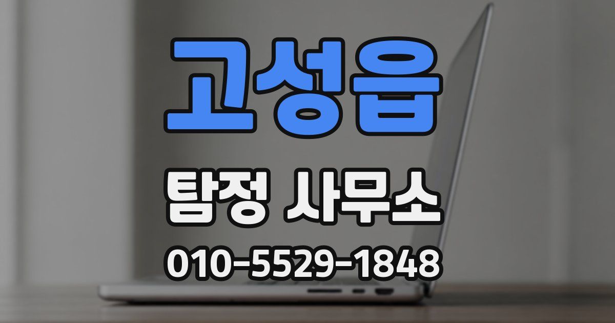 고성읍 탐정 사무소