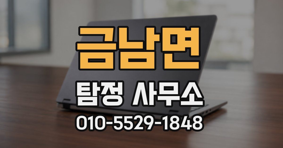 금남면 탐정 사무소