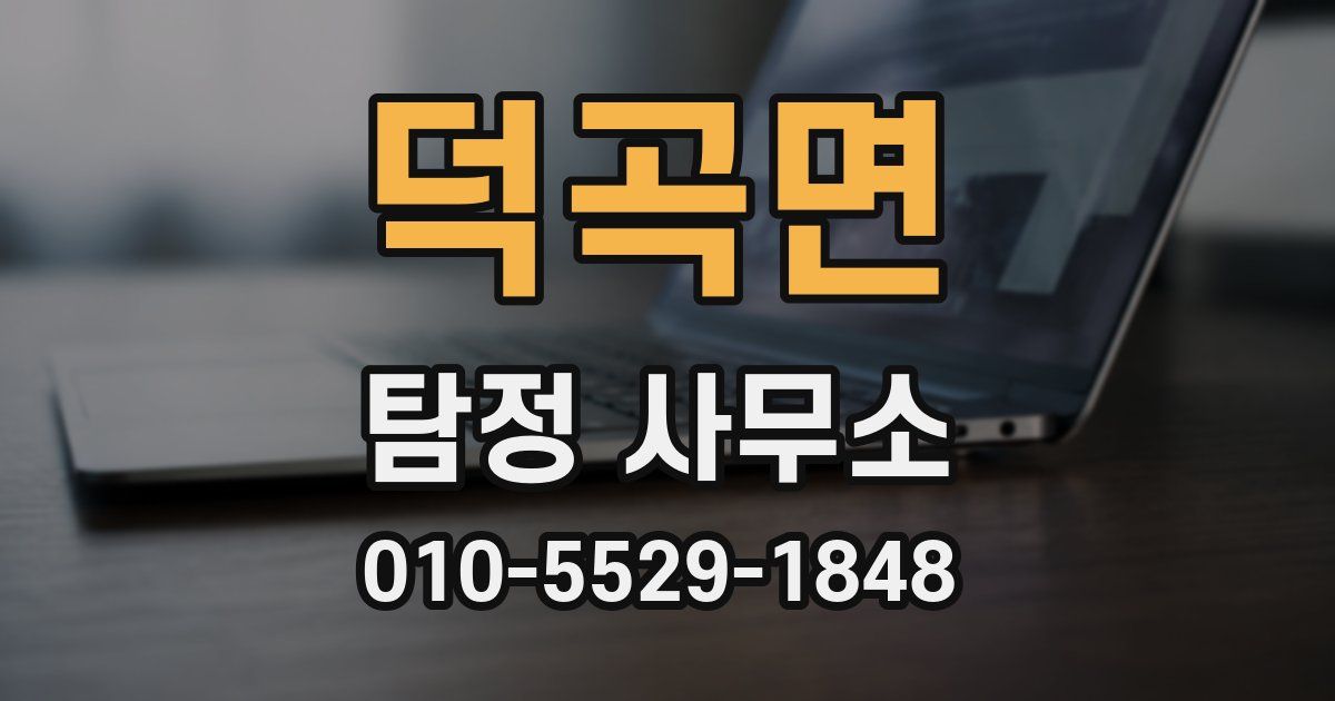 덕곡면 탐정 사무소