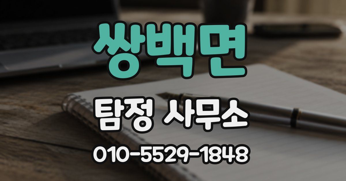 쌍백면 탐정 사무소