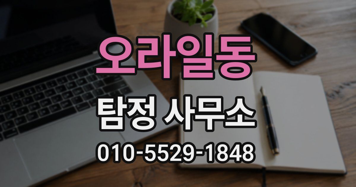 오라일동 탐정 사무소