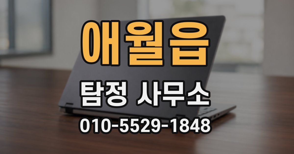 애월읍 탐정 사무소
