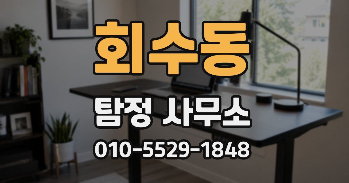 회수동 탐정 사무소