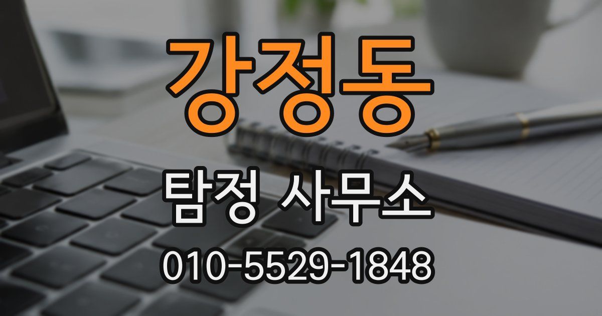 강정동 탐정 사무소